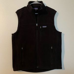 Men’s Patagonia Classic Synchilla Fleece Vest, Black Color, Size Medium